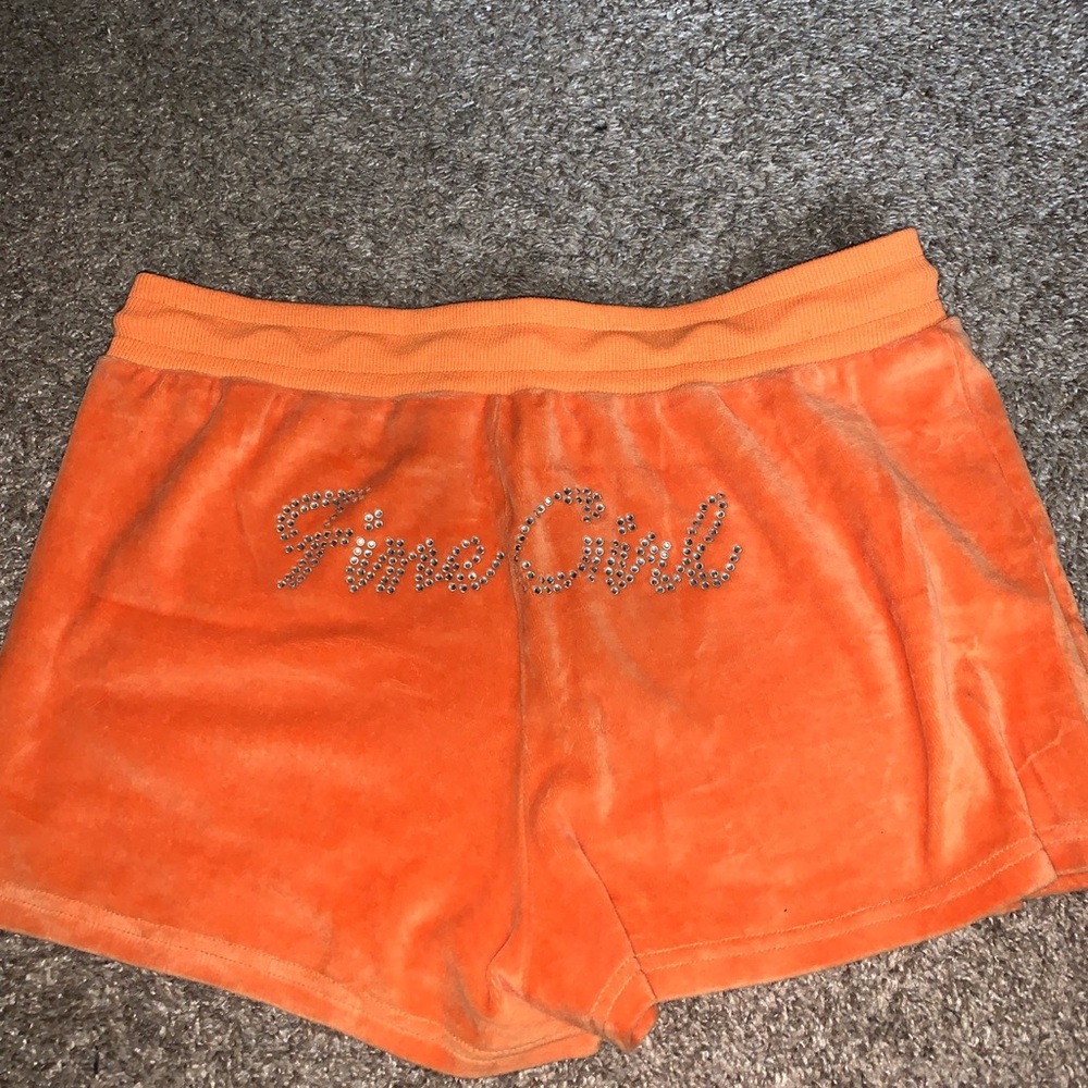 Fine Girl Orange Shorts